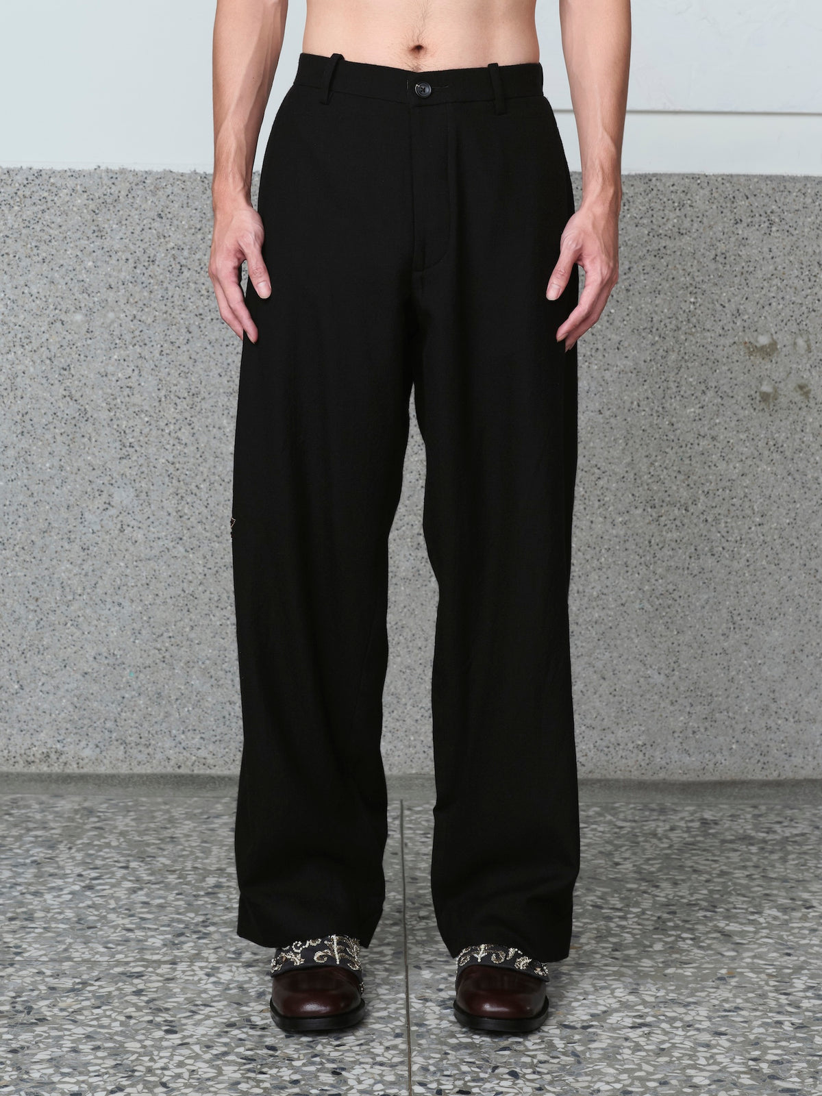Side Pleat Trouser