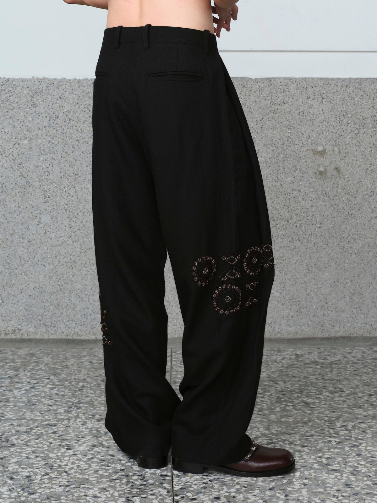 Side Pleat Trouser