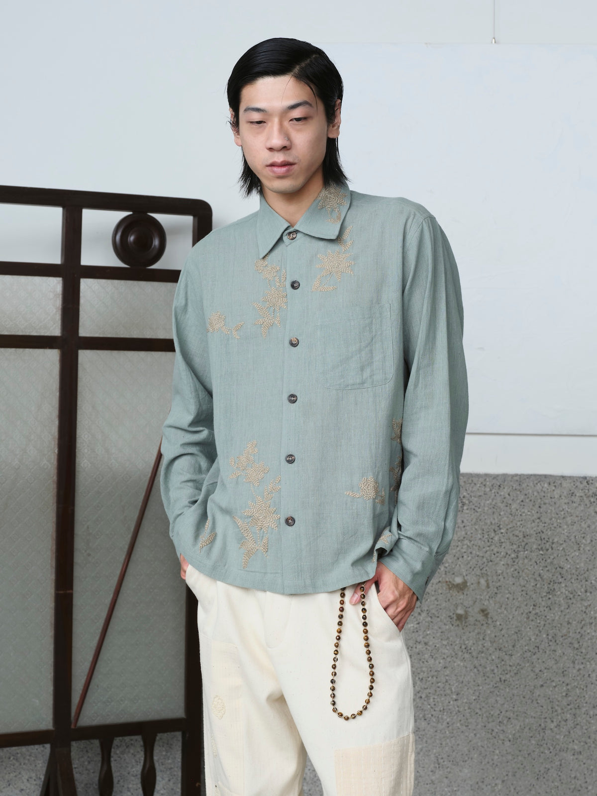 Hand Embroidered Shirt