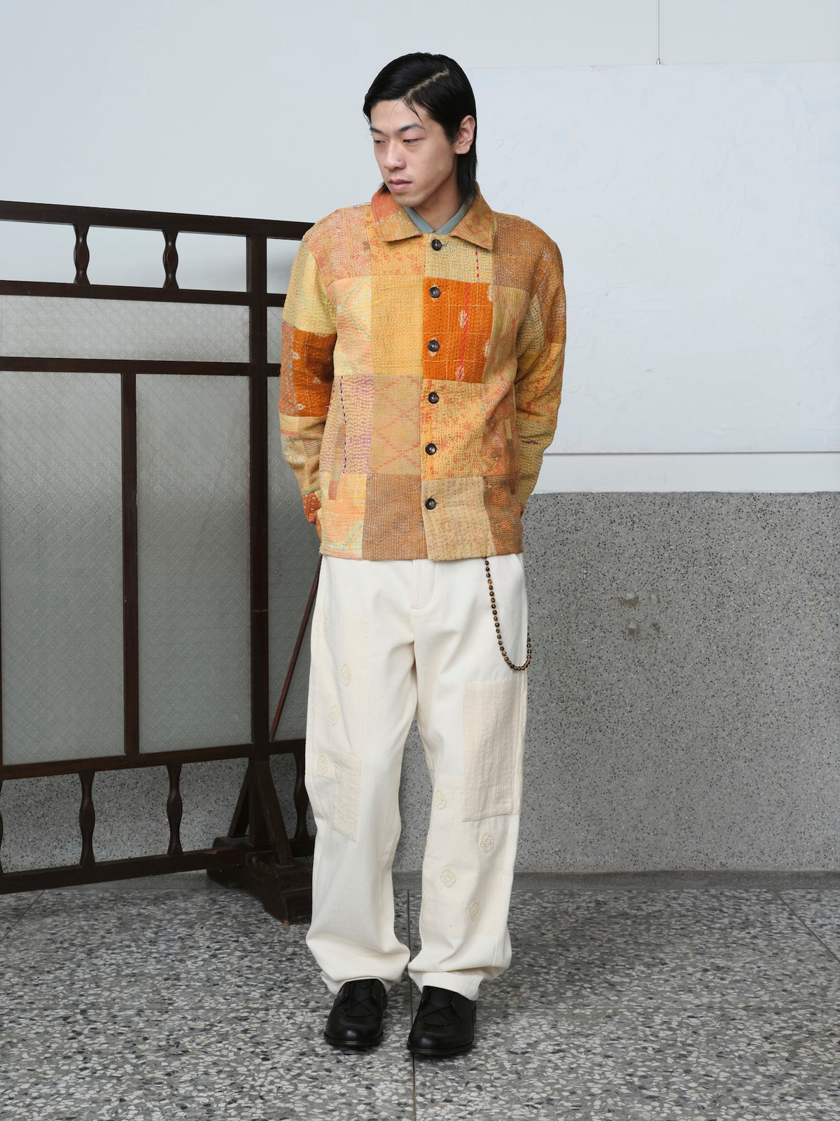 Vintage Kantha Patchwork Jacket