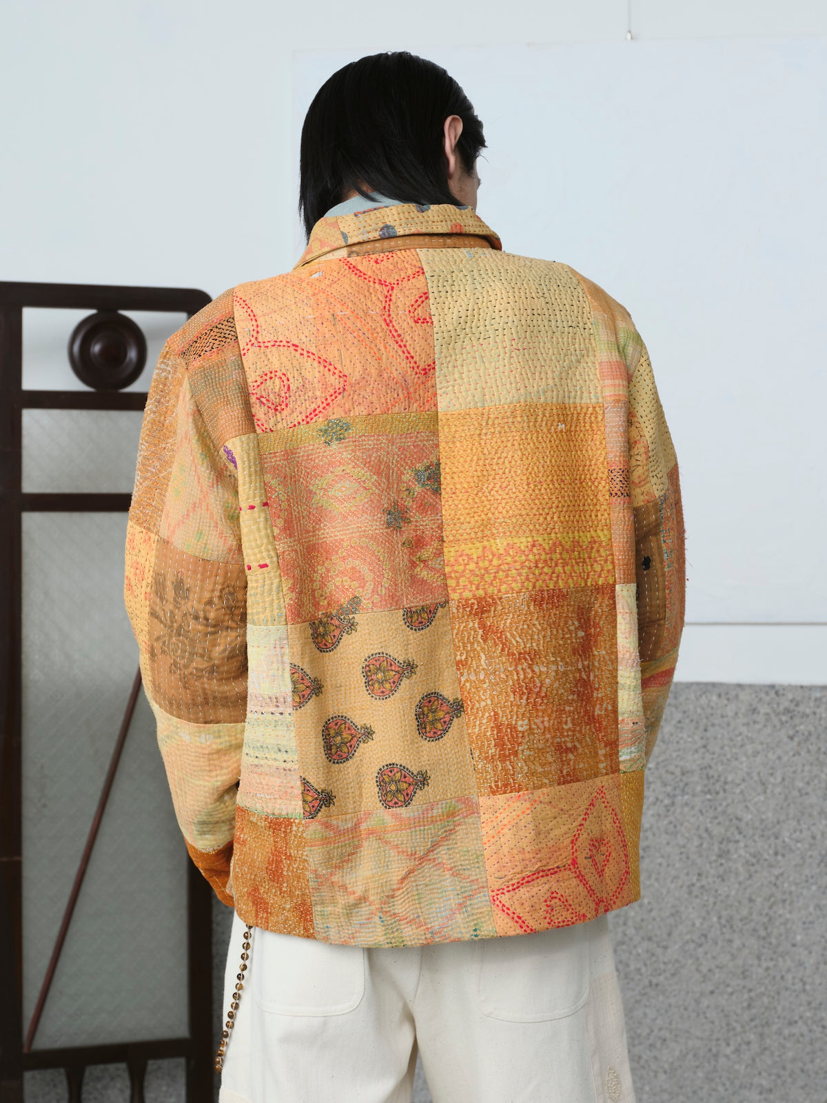 Vintage Kantha Patchwork Jacket