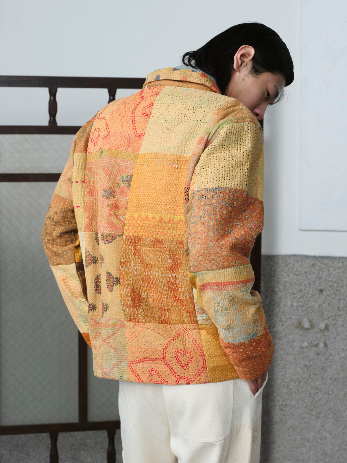 Vintage Kantha Patchwork Jacket