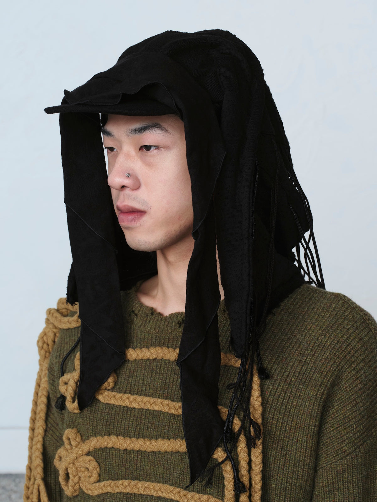 Hooded Scarf Cap