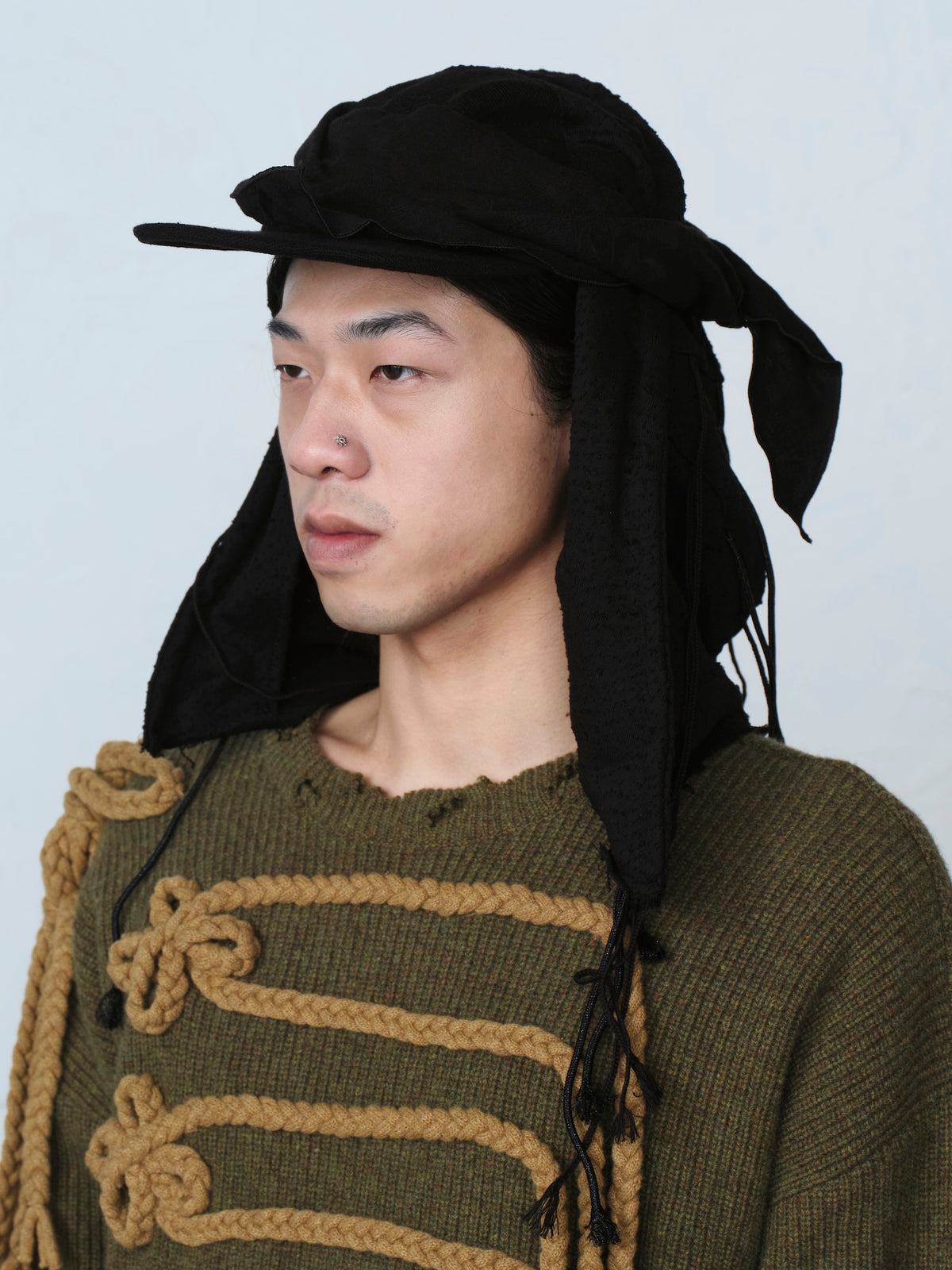 Hooded Scarf Cap