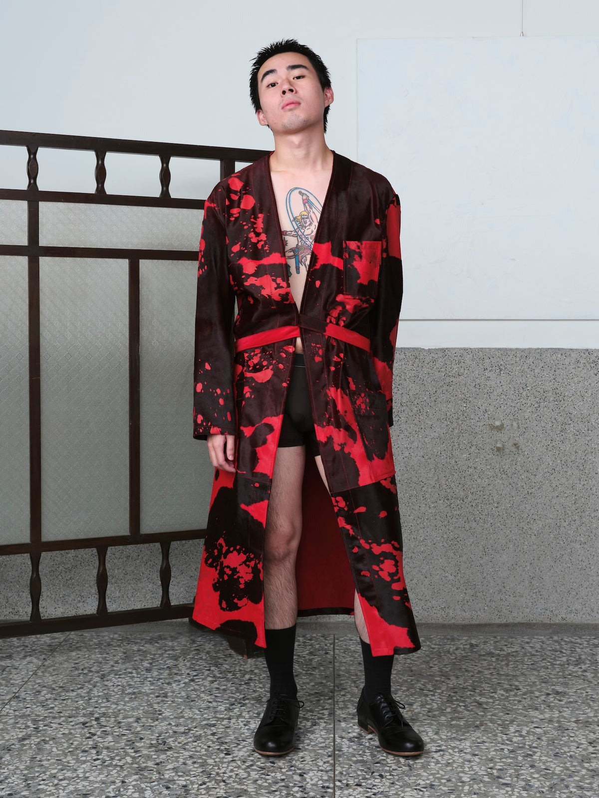 Shade Leather Coat