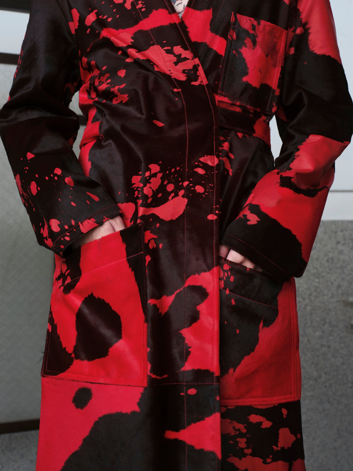 Shade Leather Coat