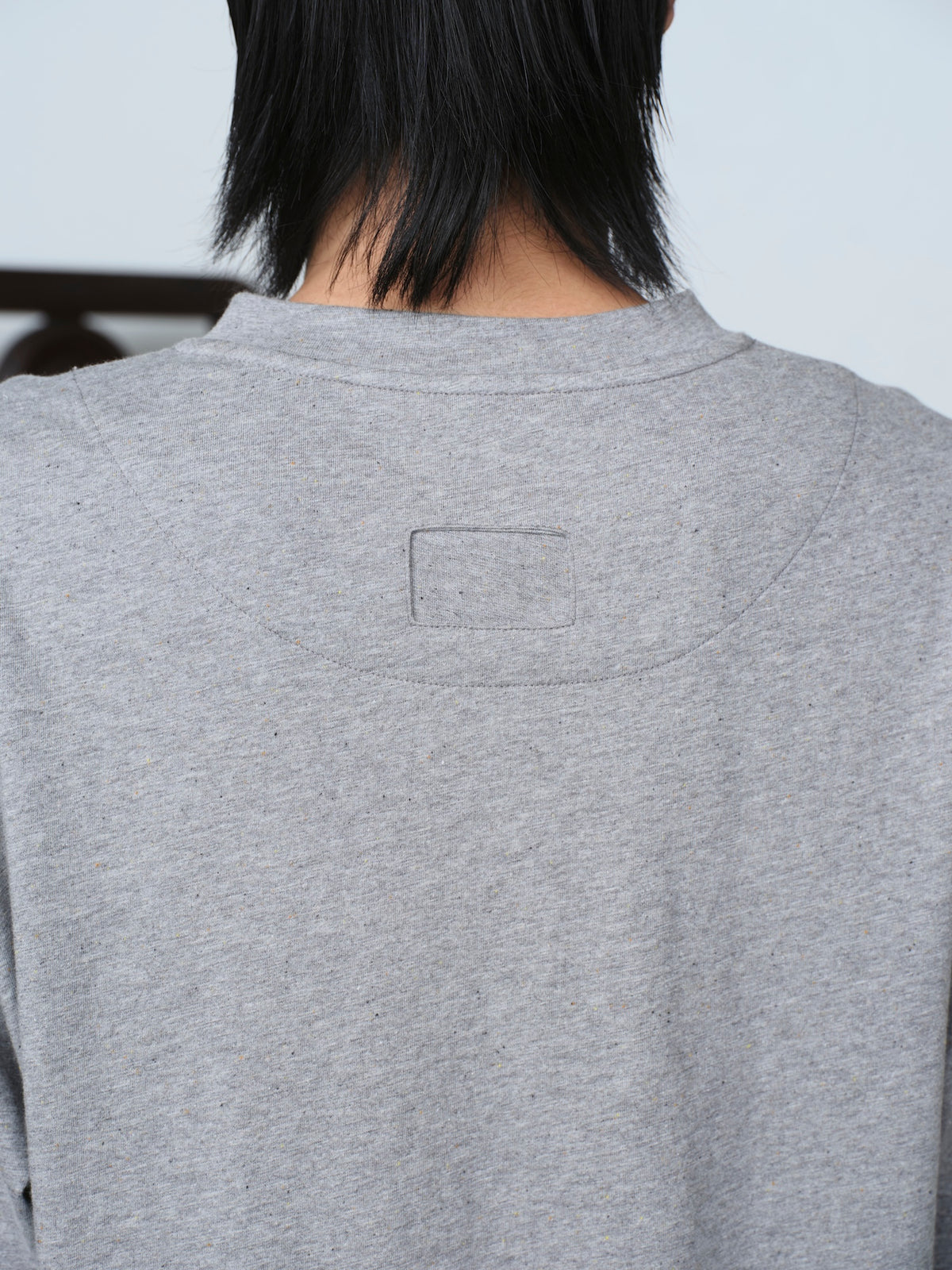 Interweaved Silk & Cotton Henley Shirt