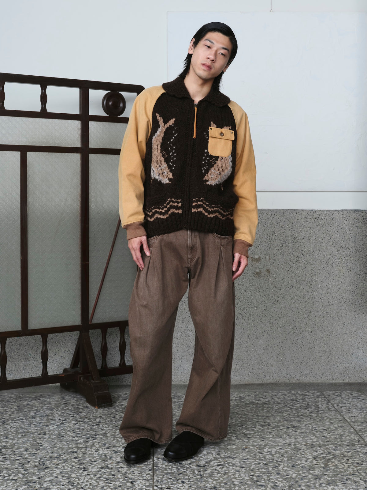Combination Cowichan Sweater