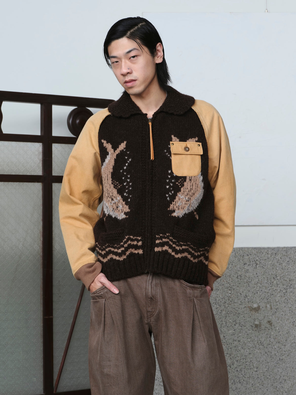 Combination Cowichan Sweater