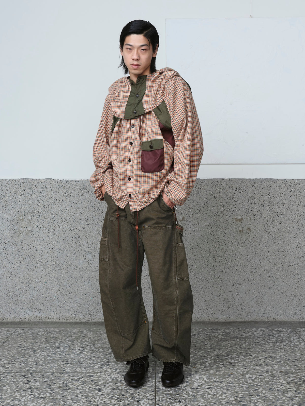 Checked Smock Shirt