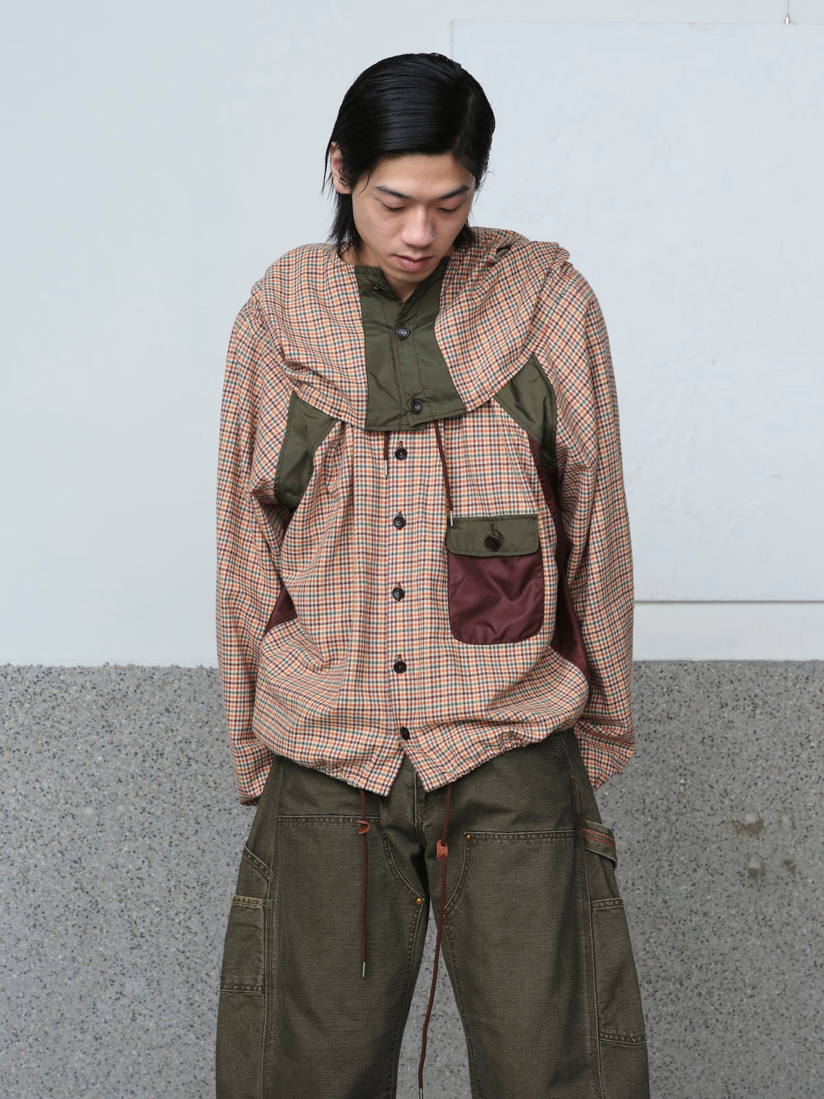 Checked Smock Shirt