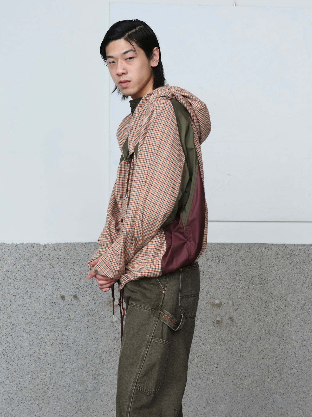 Checked Smock Shirt