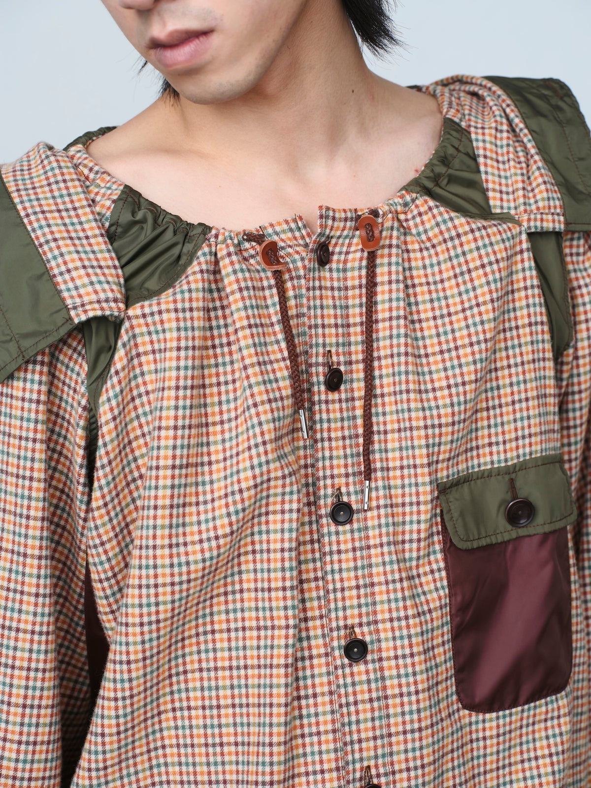 Checked Smock Shirt