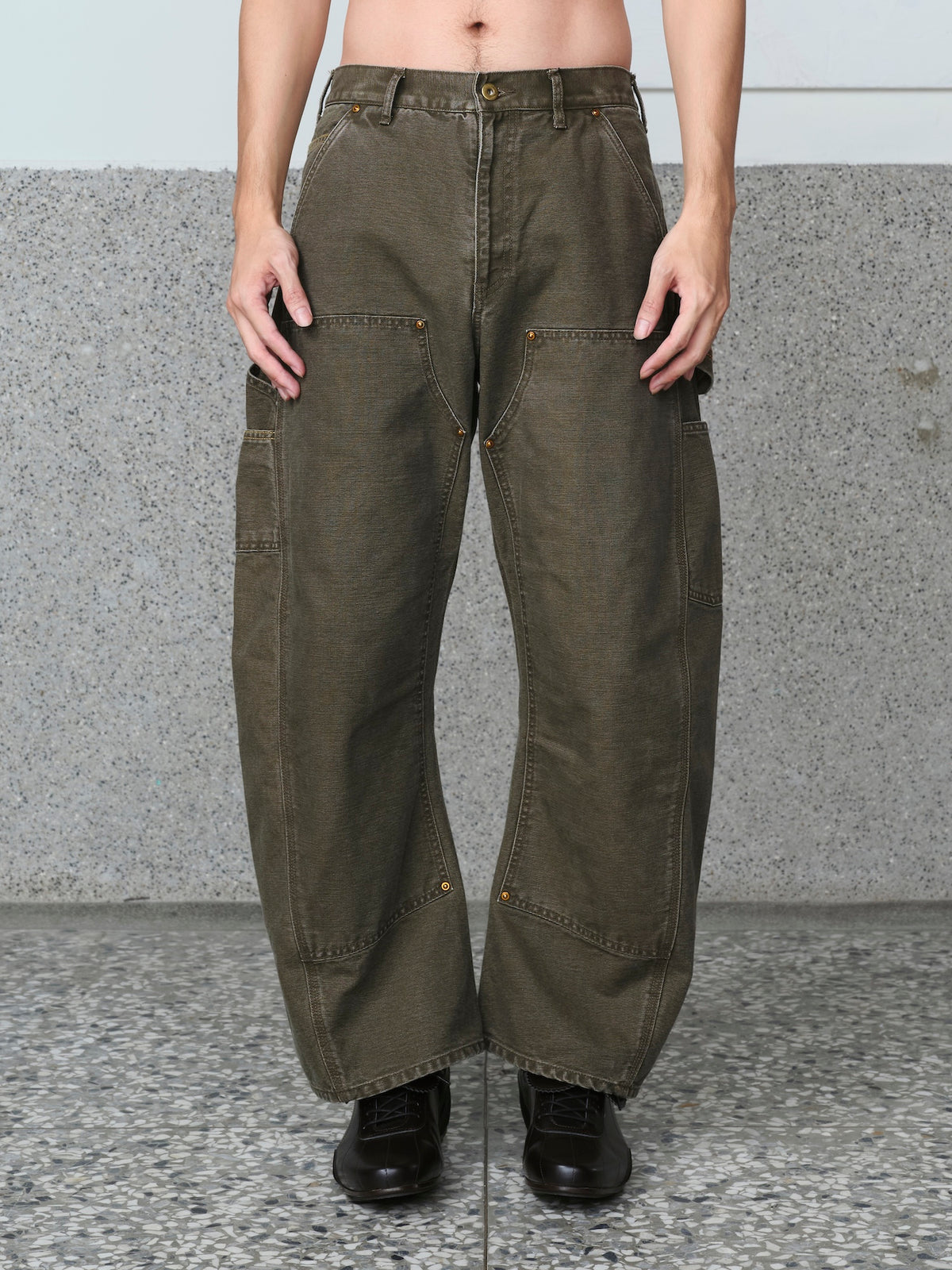 3D Cutting Painter Pants