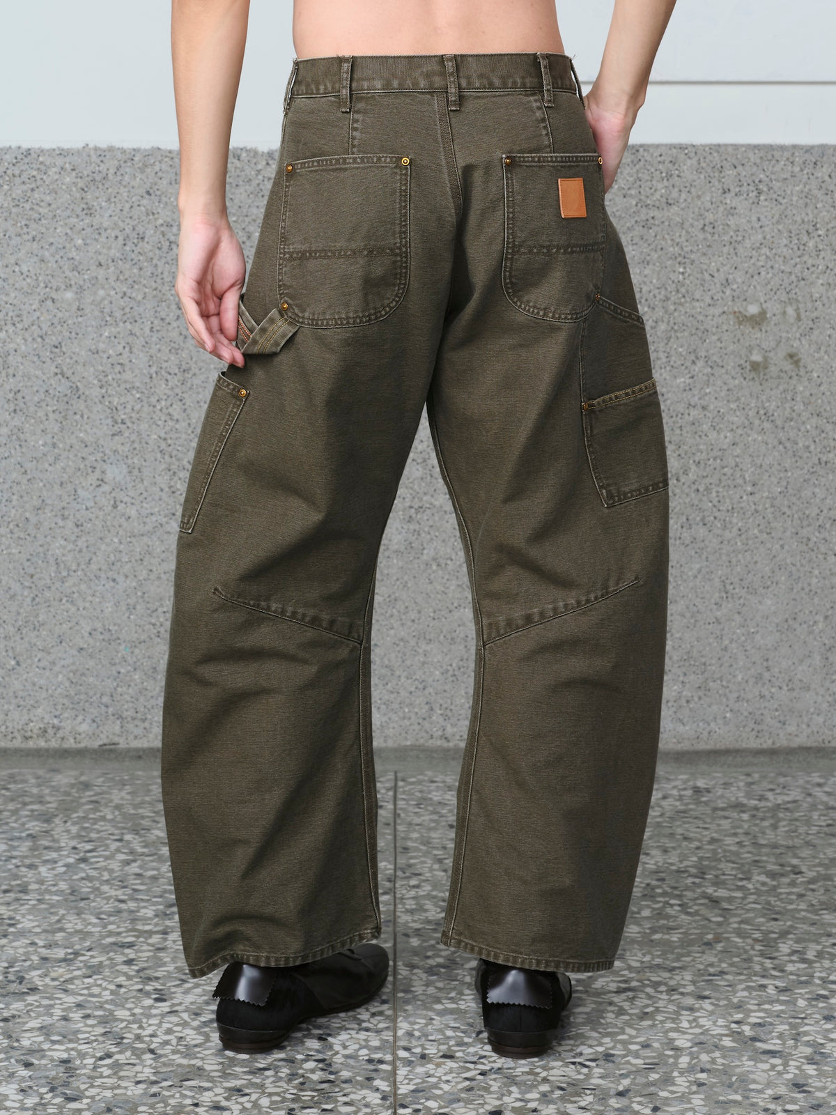 3D Cutting Painter Pants