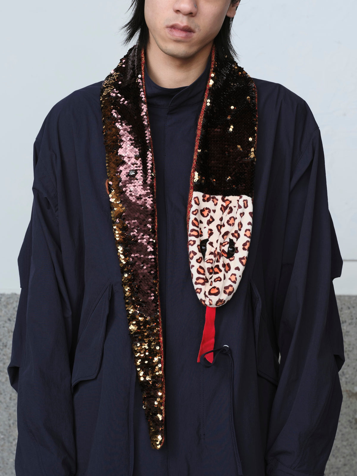 Sequin Snake Scarf