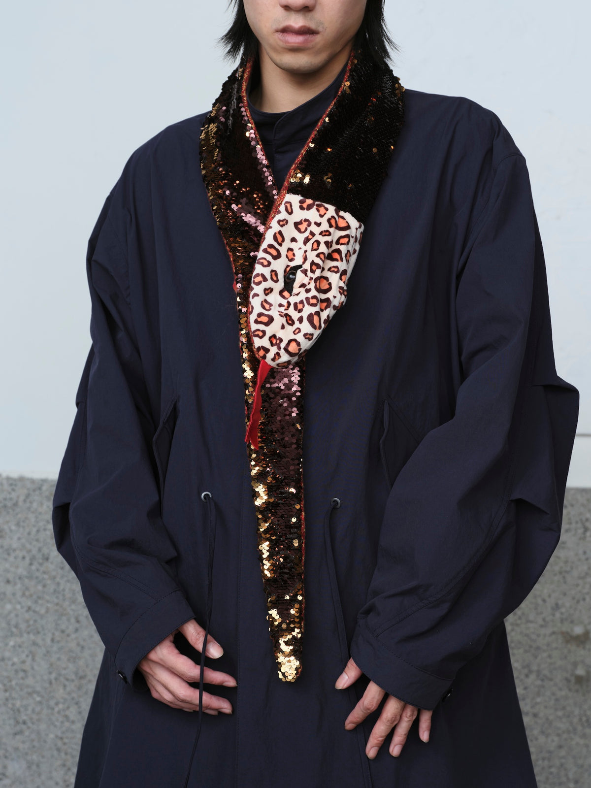 Sequin Snake Scarf