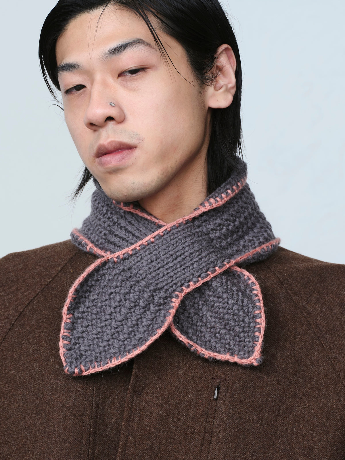 Hand Crochet Slot Scarf