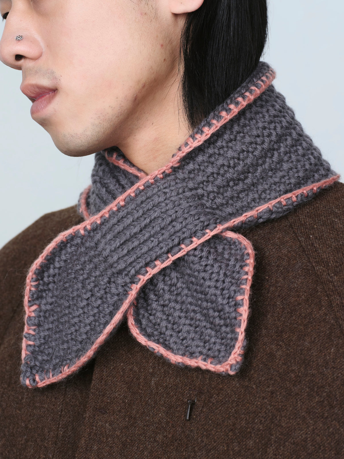 Hand Crochet Slot Scarf