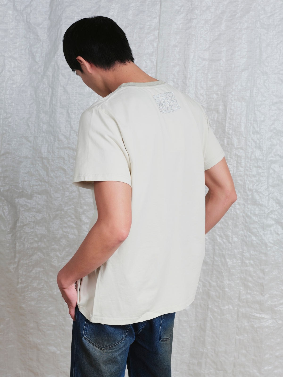 Contrast Collar Oversized Tee