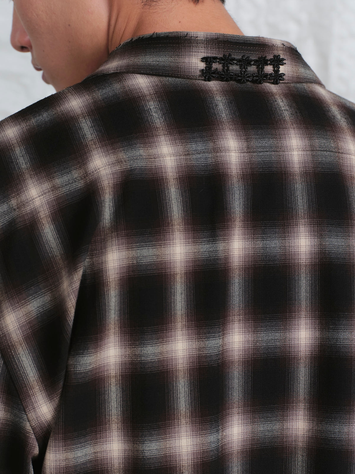 Cropped Check Shirt
