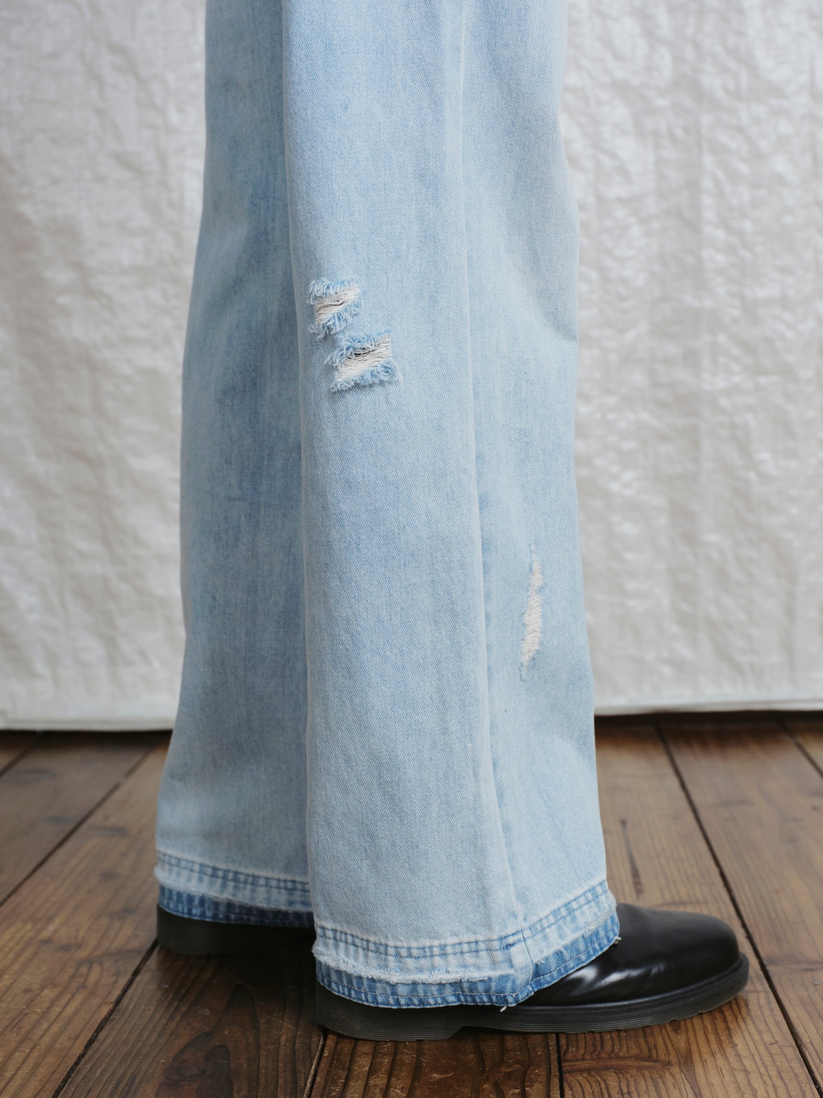 Washed Relaxed Straight Jeans