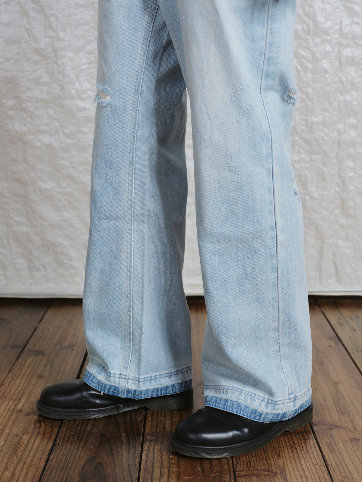 Washed Relaxed Straight Jeans
