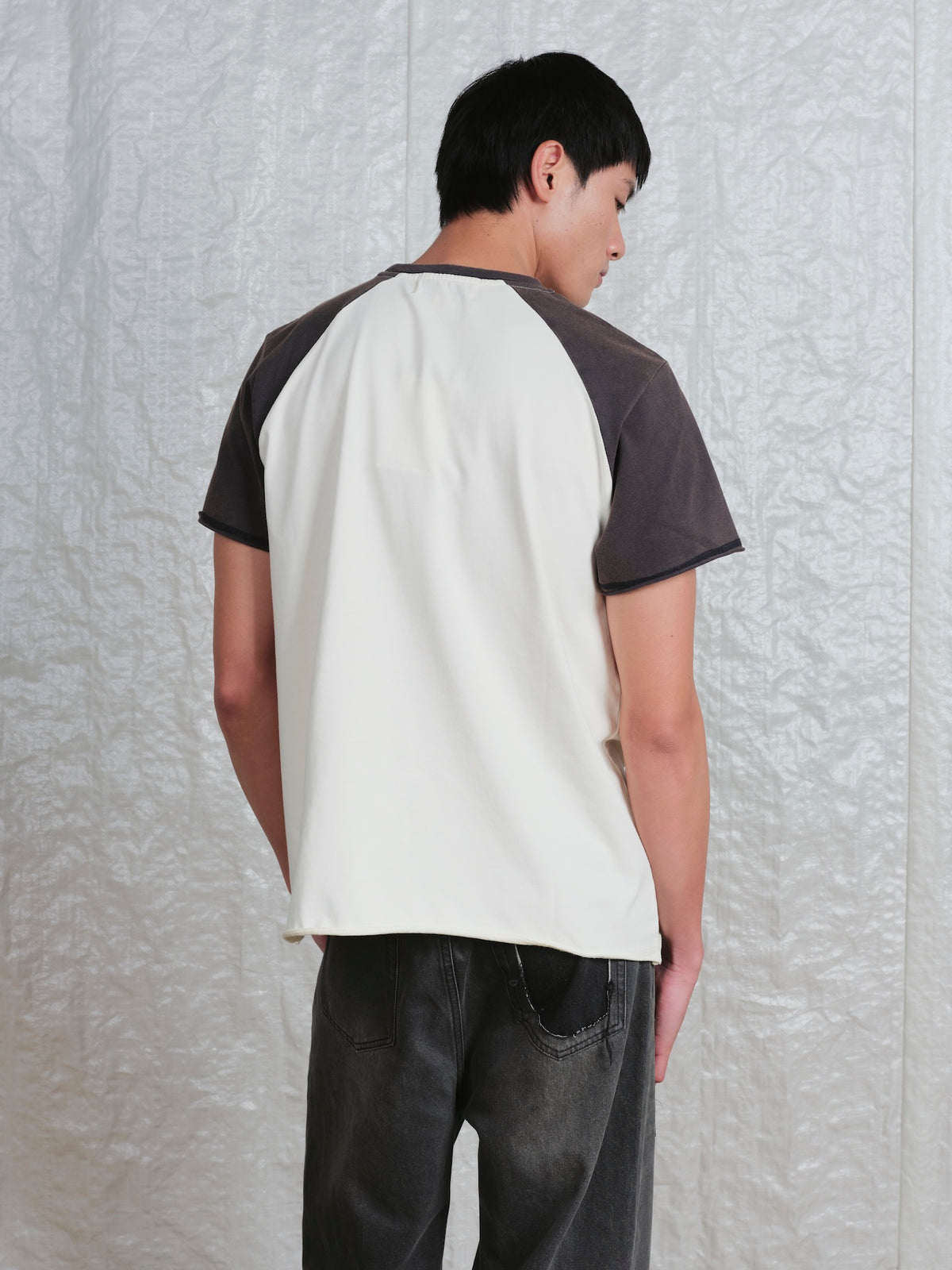 Print Raglan Sleeve Tee