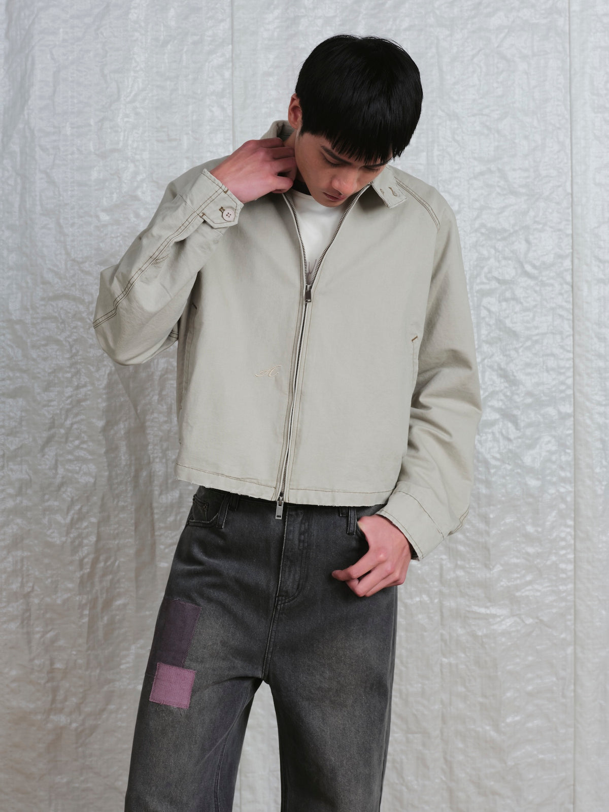 Raglan Zip-Up Jacket