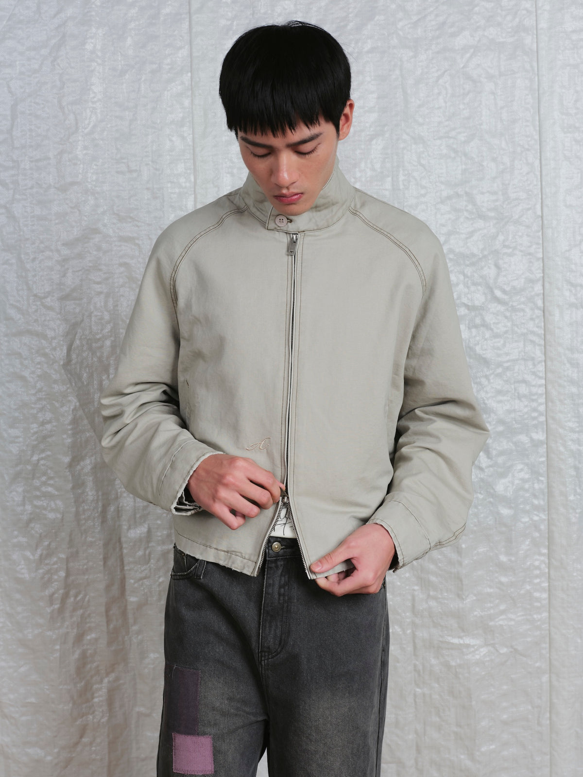 Raglan Zip-Up Jacket