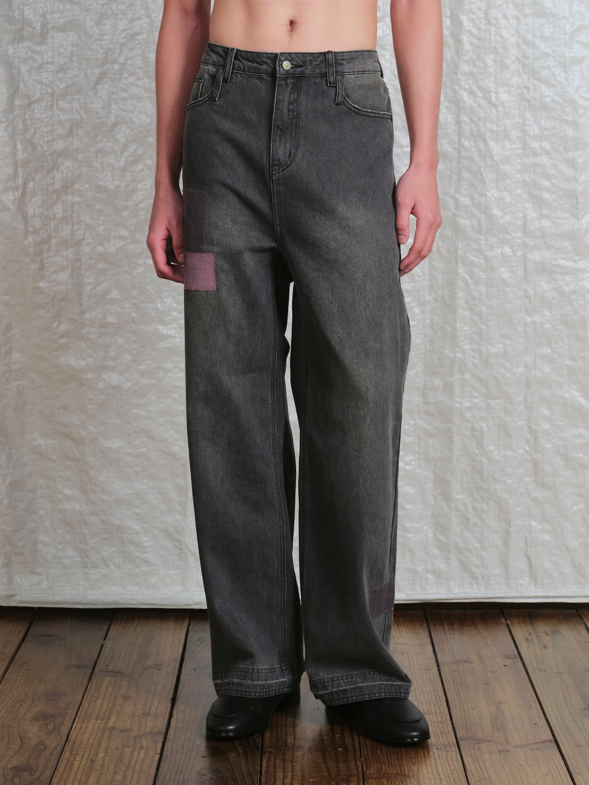 Patchwork Relaxed Jeans