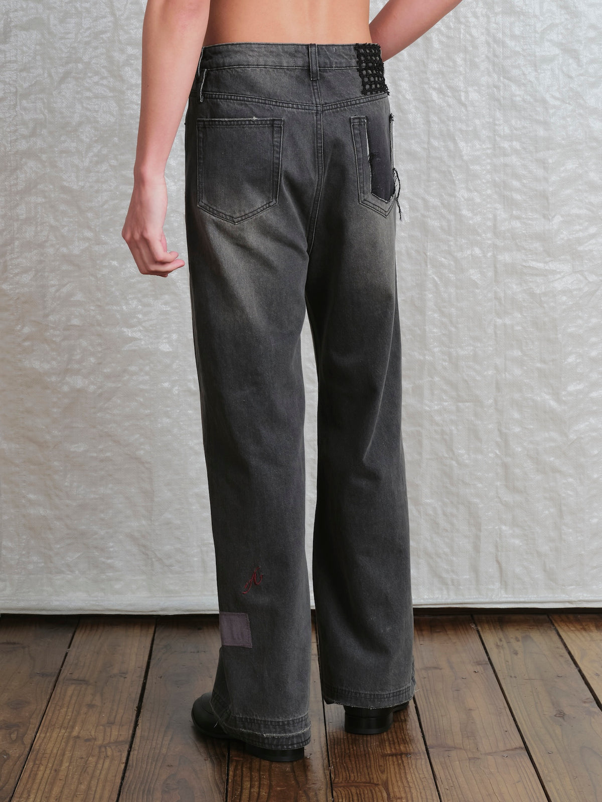Patchwork Relaxed Jeans