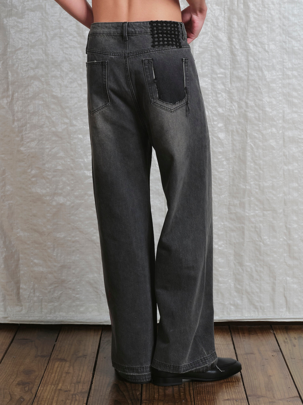 Patchwork Relaxed Jeans