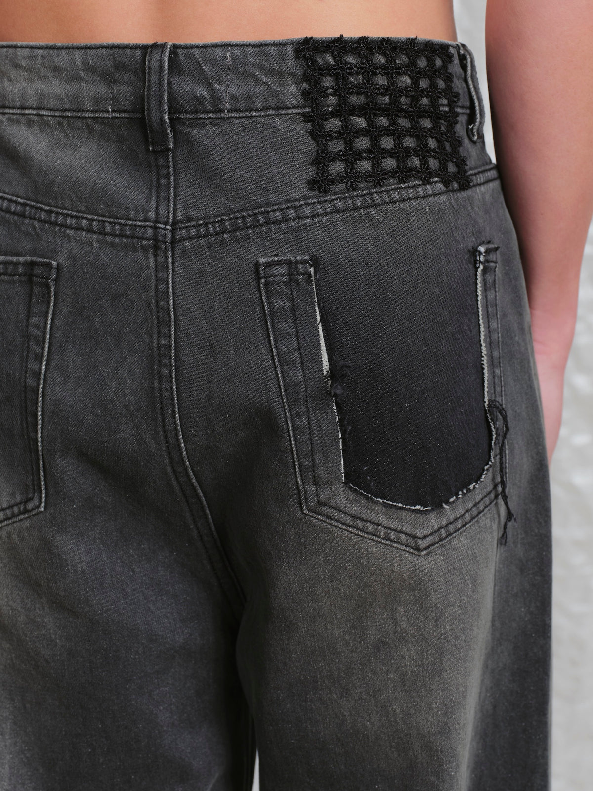 Patchwork Relaxed Jeans