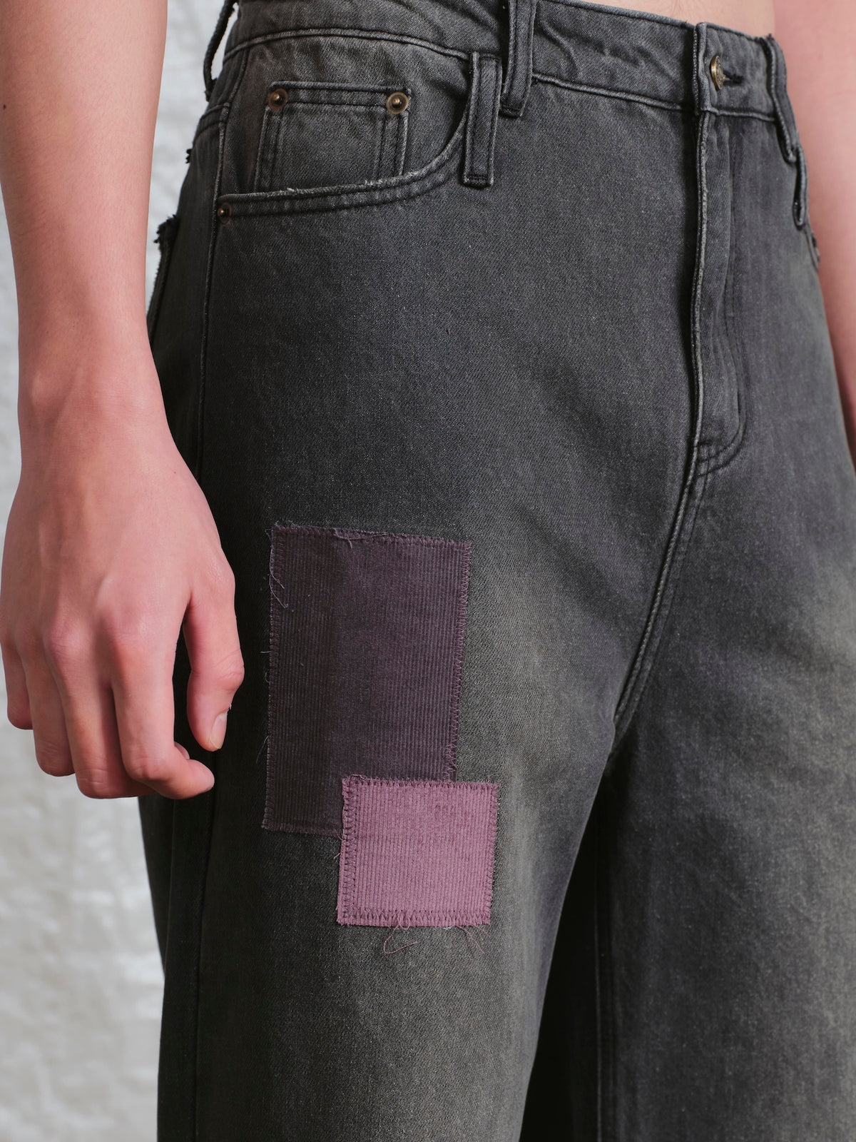 Patchwork Relaxed Jeans