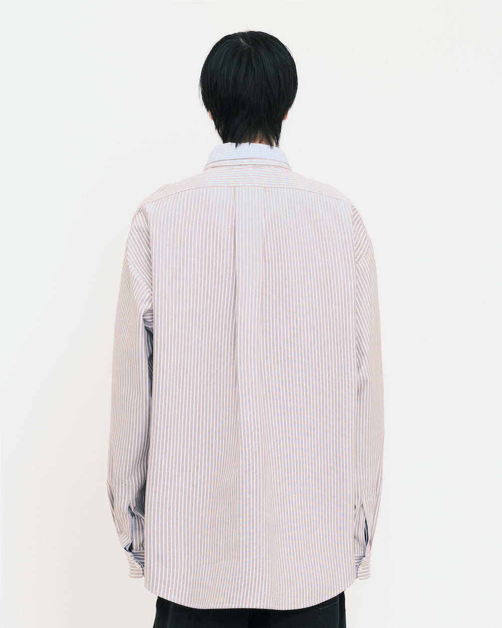 Heavy Pinstripe Oxford Layer Shirt