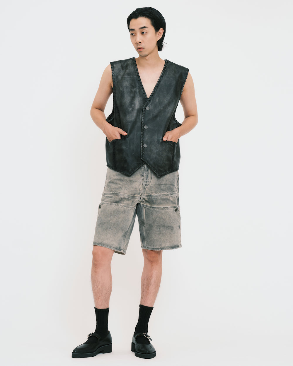 Gusa Leather Vest