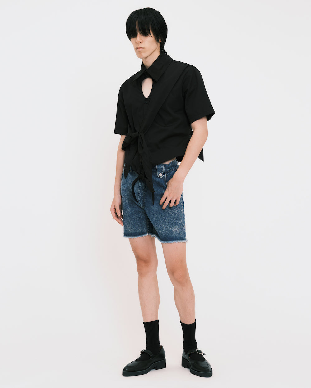 CROSSED SHIRT SHORTSLEEVES