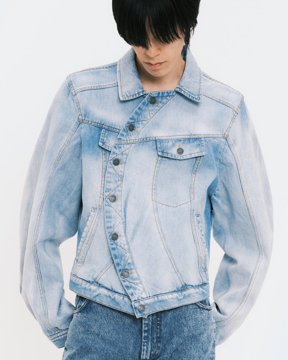 Wrapped Denim Jacket