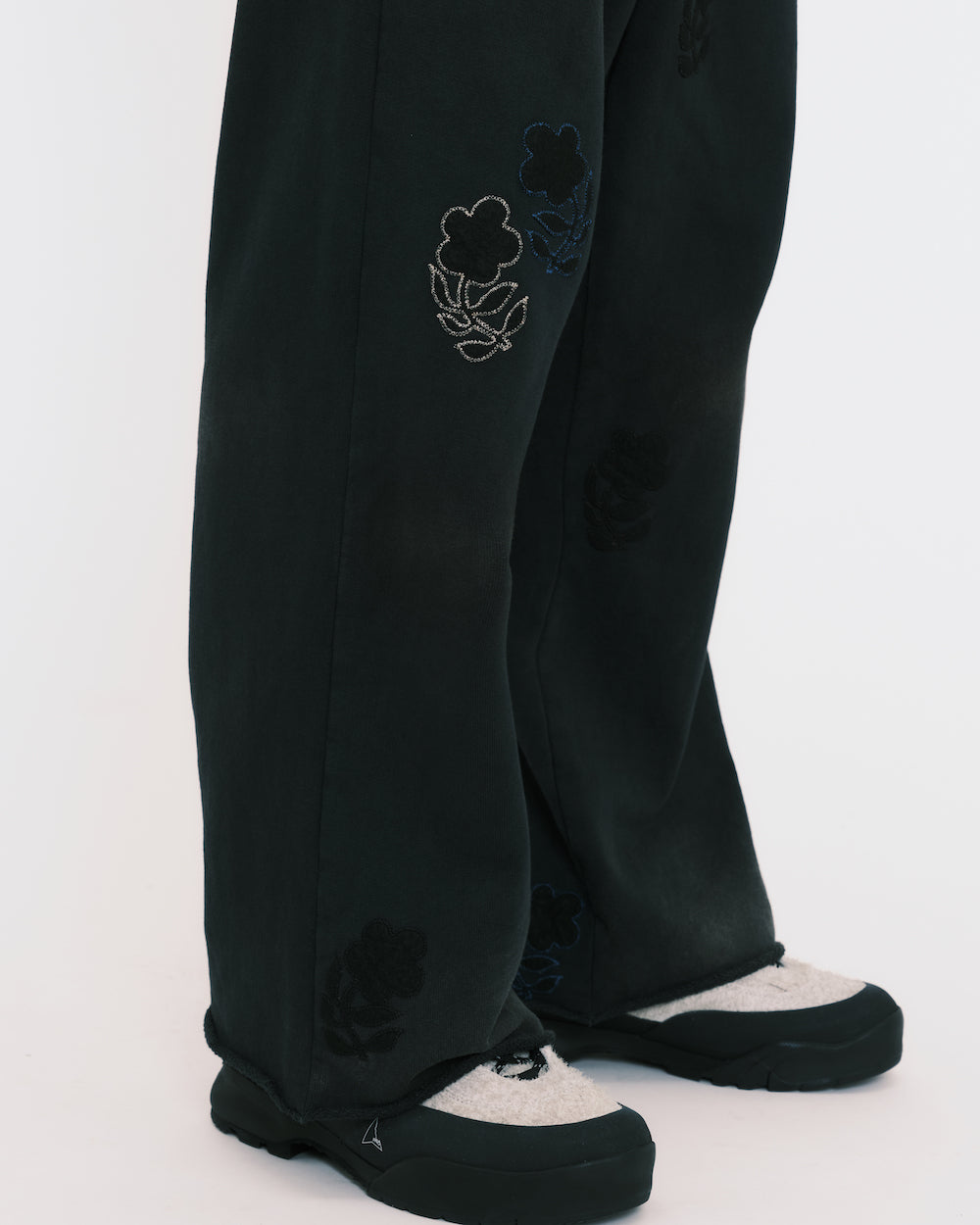 Ravioli Trousers Type Sweat With Star Flower