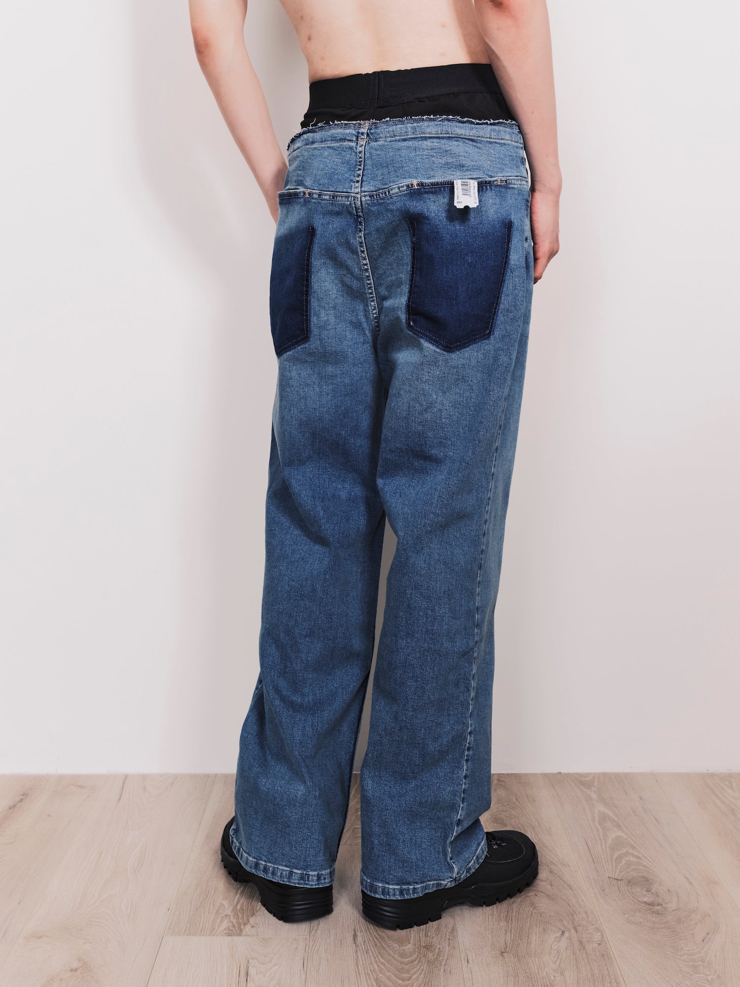 prototypes / Waistband Denim Jeans - Road Sign