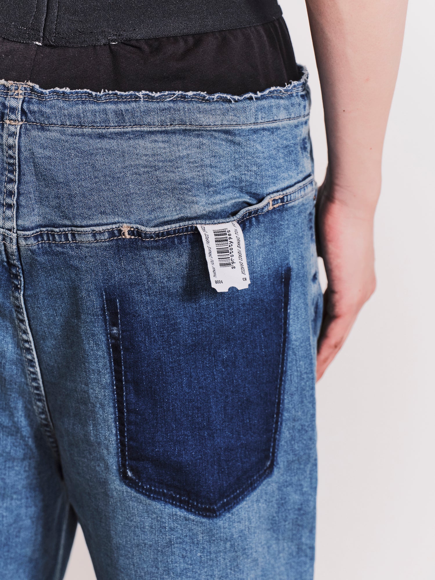 パンツ PROTOTYPES WAISTBAND DENIMREGULAR Prototypes Waistband Regular Jeans Black – ESSXNYC