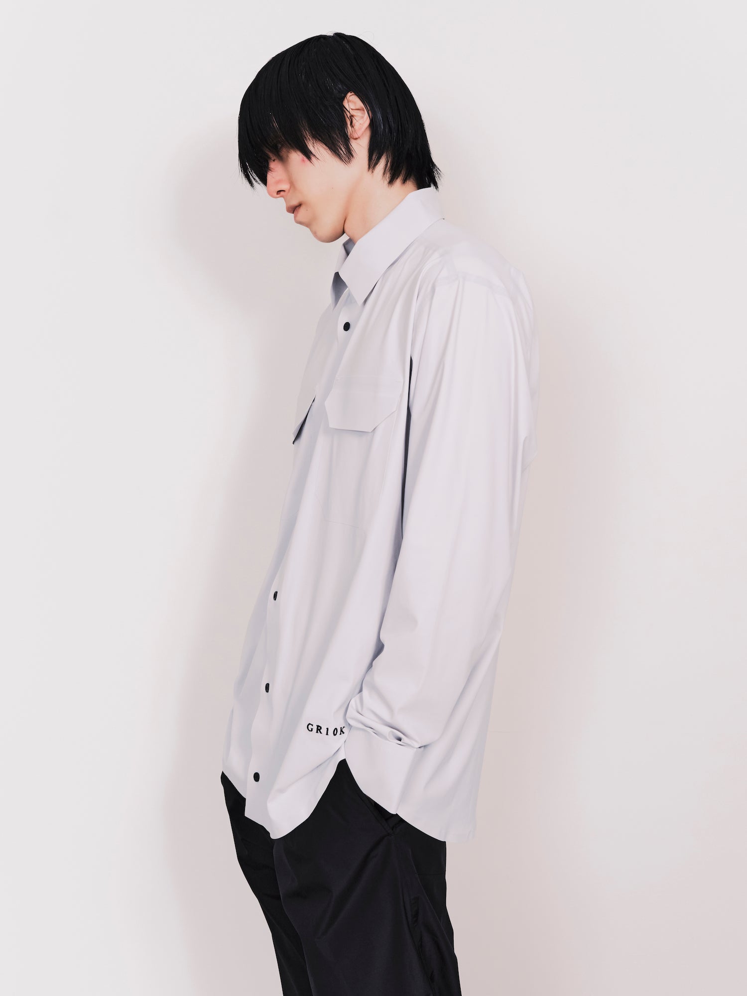 GR10K / Render Ultrasound Shirt Pale Grey - Road Sign