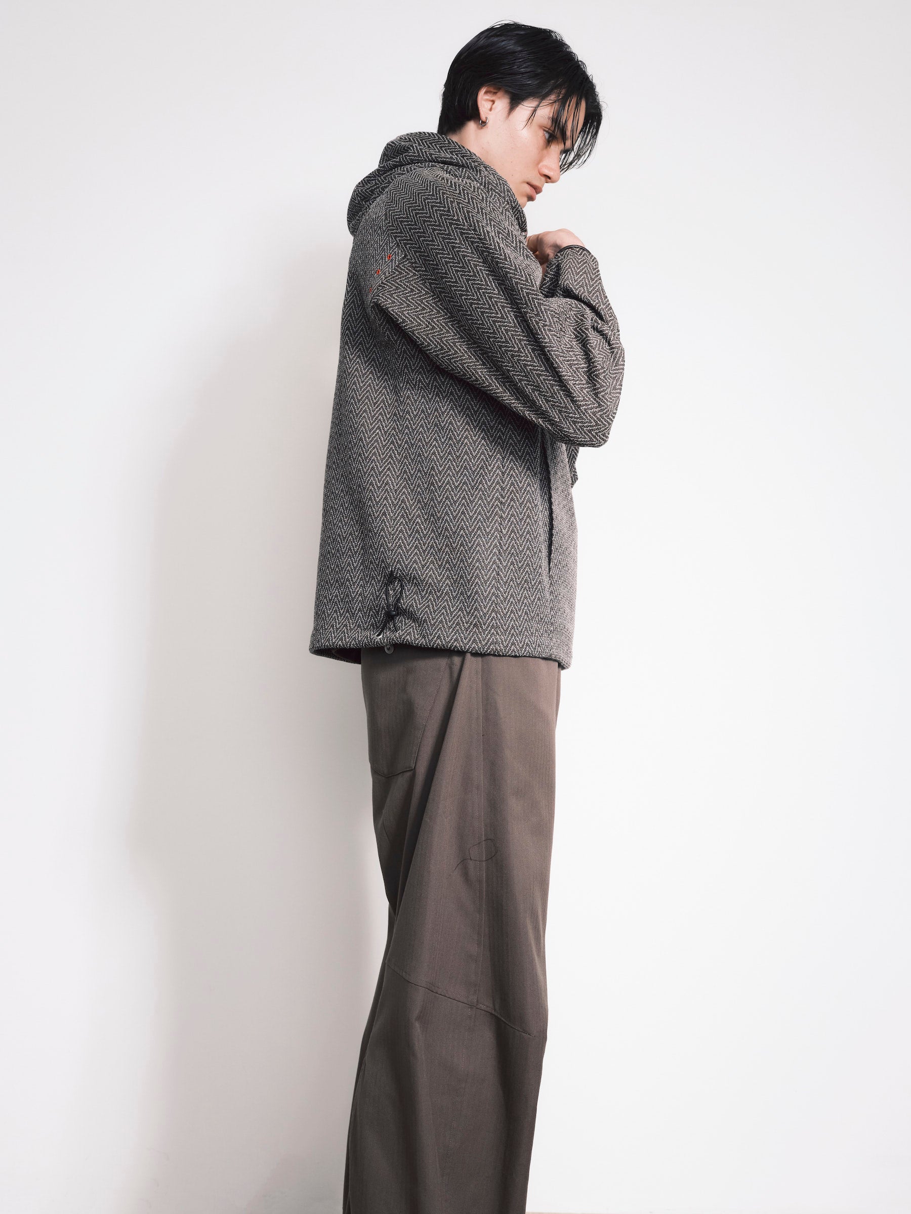 OMAR AFRIDI / Aidos Parka Jacquard - Road Sign