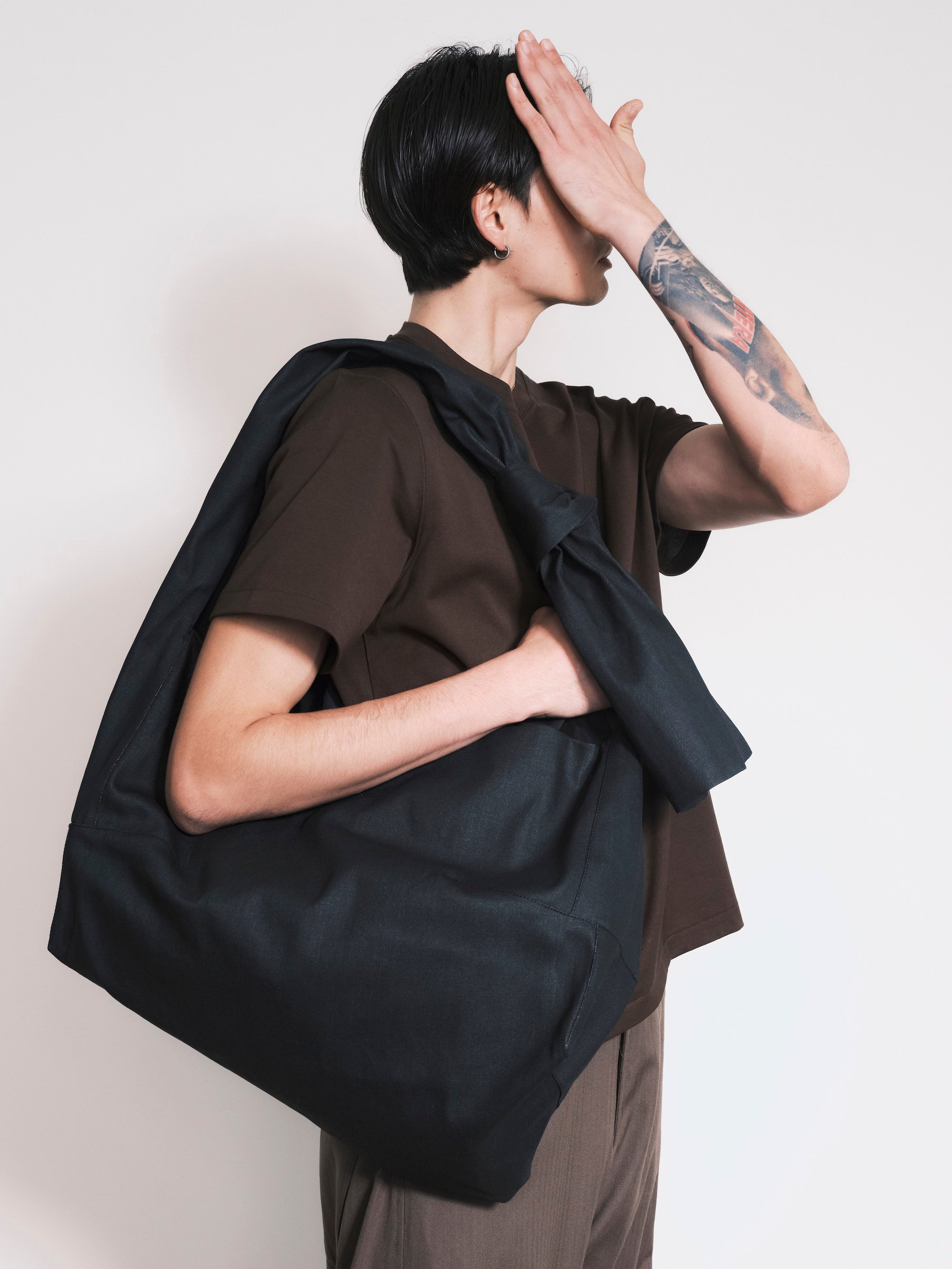 OMAR AFRIDI / Knotted Lidia Bag Brown - Road Sign