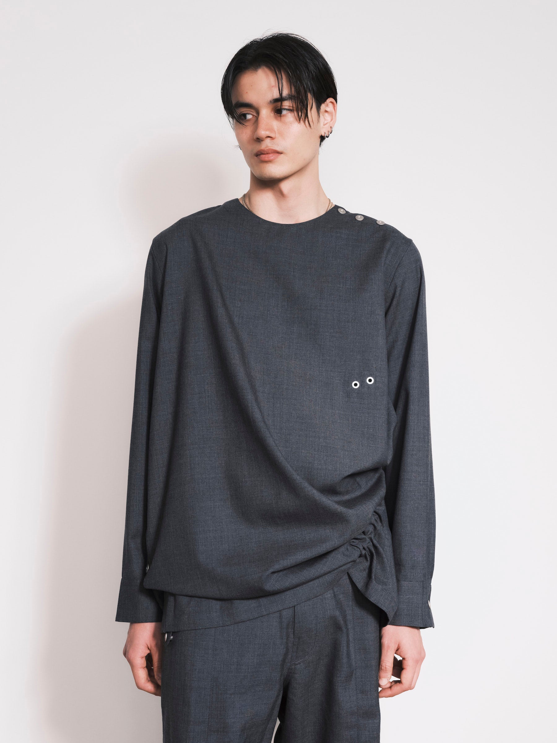 Omar Afridi long sleeve neck t-shirt