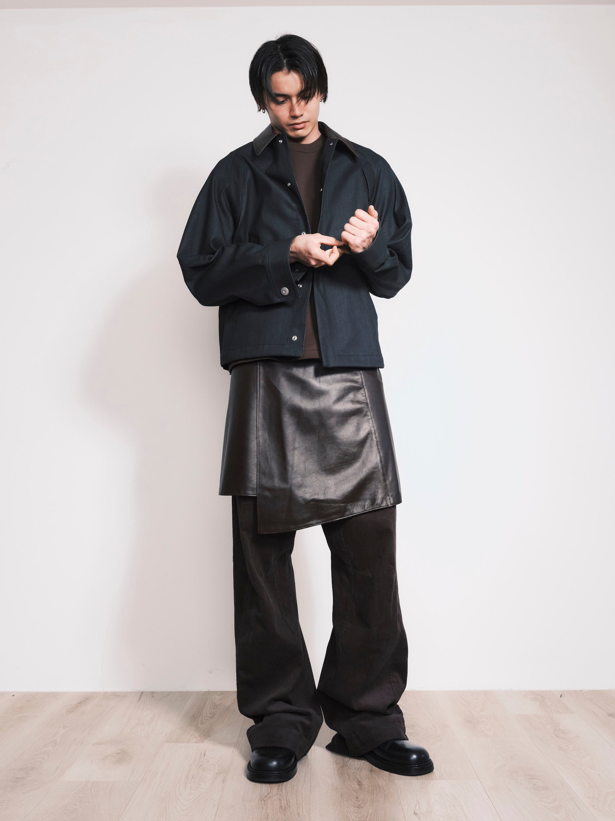 OMAR AFRIDI / WRAPPED SKIRT | LIVING