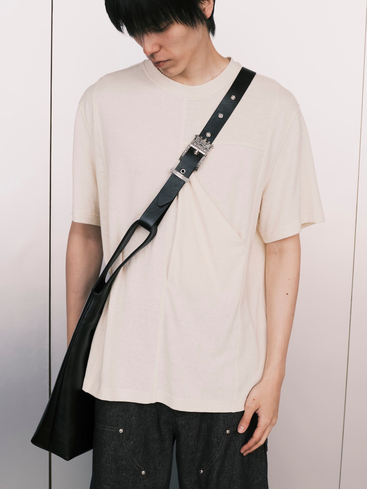 Calf Crown Hobo Bag