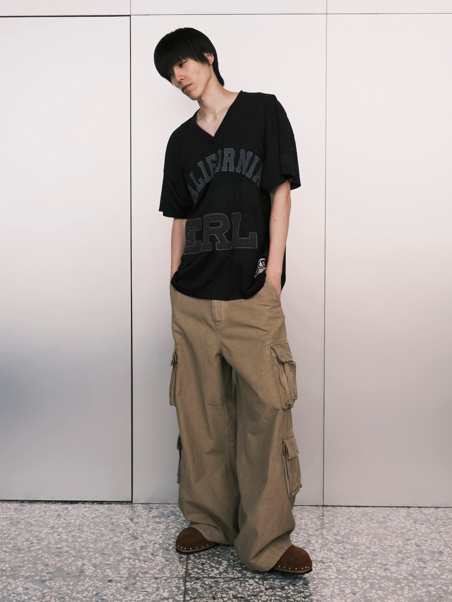 Mesh Football Tee
