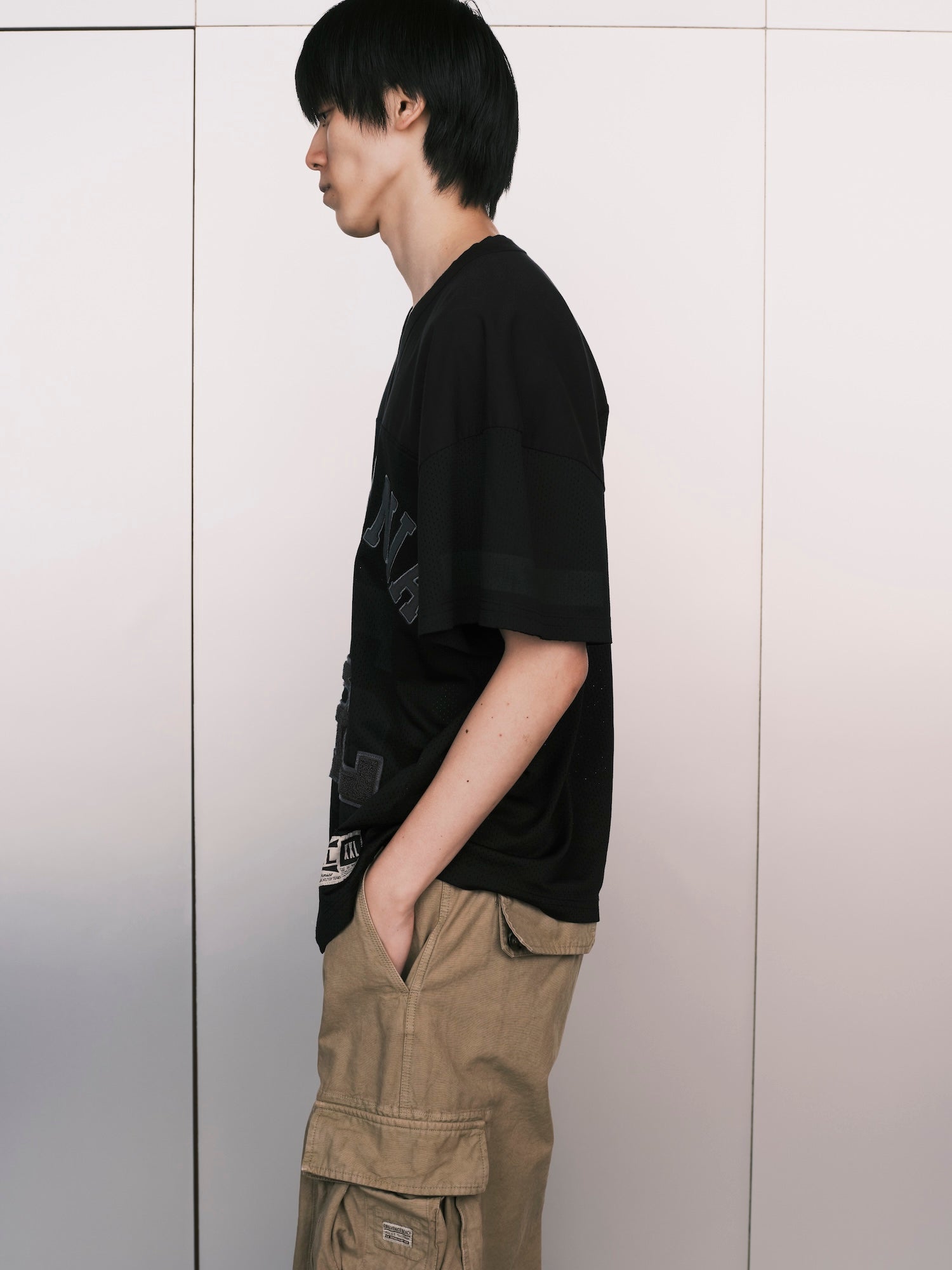Mesh Football Tee
